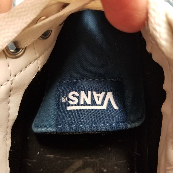 Vans Turquoise Blue Green Checkered Sneakers  Shoes sz 10.5 - Picture 11 of 13